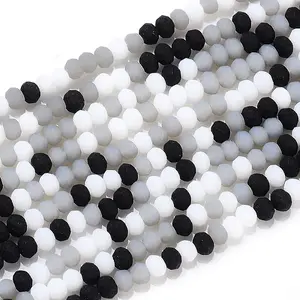 Faceted Glass Beads Strands