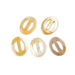 Natural Shell Tri-Glide Adjuster Buckles