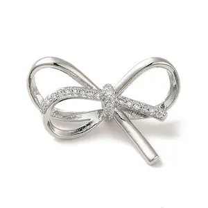 Brass Micro Pave Cubic Zirconia Pendants