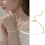 1Pc 201 Stainless Steel Cable Chain Bracelets