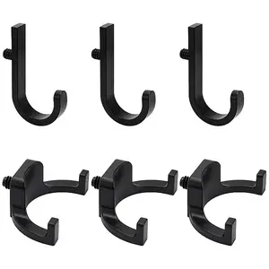 6Pcs 2 Styles ABS Plastic Shed Tool Hook
