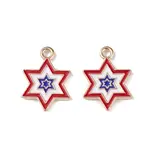 Independence Day Alloy Enamel Pendants