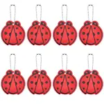 11Pcs PVC Plastic Ladybug Pendant Decorations