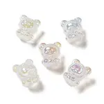 UV Plating Rainbow Iridescent Acrylic Beads