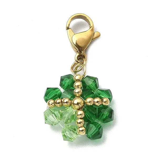 Clover Glass Pendant Decoration