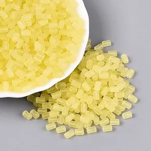 FGB Frosted Transparent Glass Seed Beads