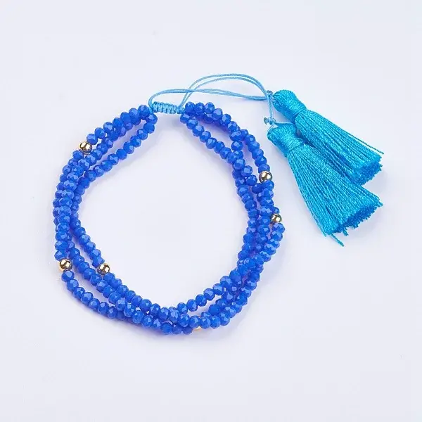 Glass Multi-strand Bracelets