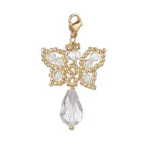 Butterfly Angel Glass Pendant Decoration