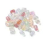 Transparent Crackle Glass Beads