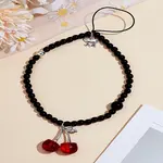 1Pc Handmade Lampwork and Acrylic Beads Mobile Chain