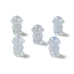 UV Plating Rainbow Iridescent Acrylic Beads
