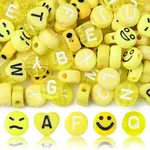 200Pcs Opaque Acrylic Beads