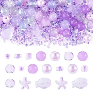 1Bag Mixed Styles Glass Beads