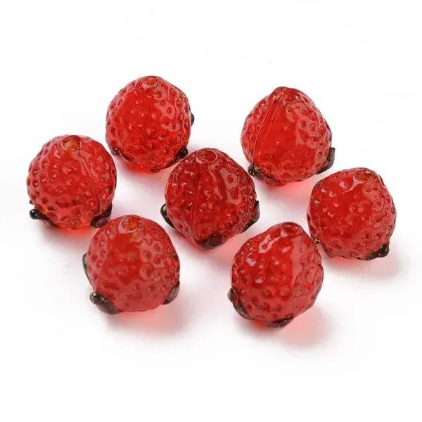 Handmade Bumpy Lampwork Beads