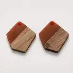Resin & Walnut Wood Pendants