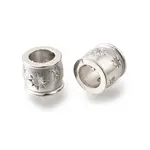 925 Sterling Silver Micro Pave Clear Cubic Zirconia Beads