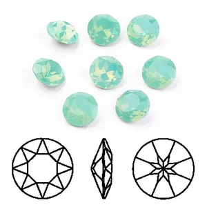 Pointed Back & Back Plated K9 Glass Rhinestone Cabochons