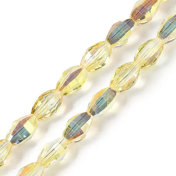 Electroplate Glass Beads Strands