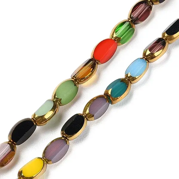 Electroplate Glass Beads Strands
