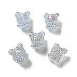 UV Plating Rainbow Iridescent Acrylic Beads