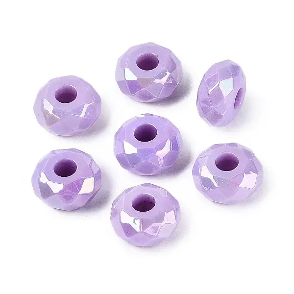 Opaque Acrylic European Beads