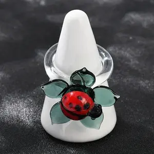 Rotatable Handmade Lampwork Rings
