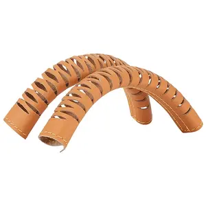2Pcs Cowhide Leather Bag Handle Wrap