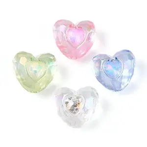 UV Plating Transparent Acrylic Beads