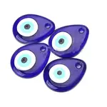 Blue Glass Evil Eye Pendants