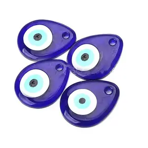 Blue Glass Evil Eye Pendants