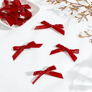 30Pcs Bowknot Polyester Brooches