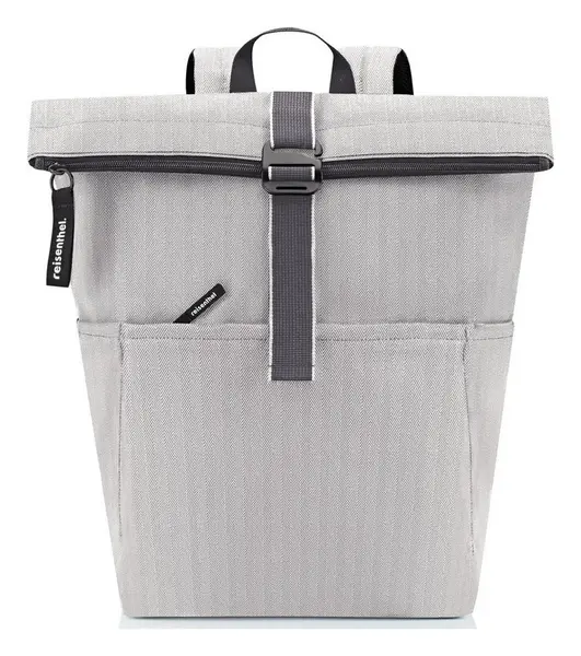 Roll up batoh Reisenthel Rolltop Backpack Herringbone Grey