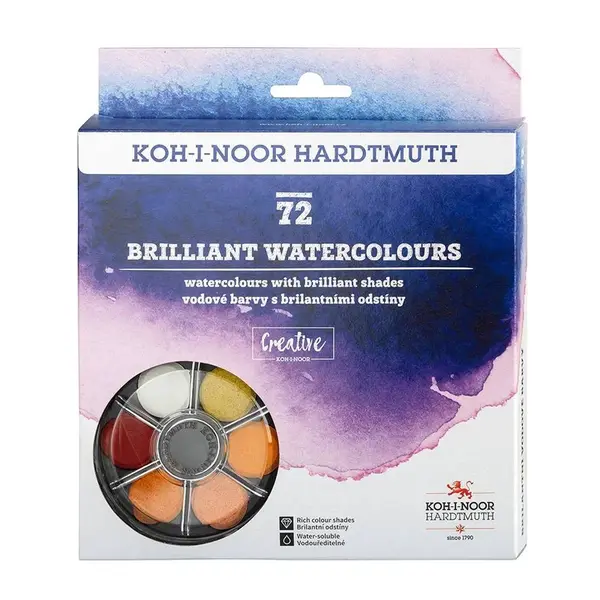 Súprava briliantových vodových farieb 22,5 mm