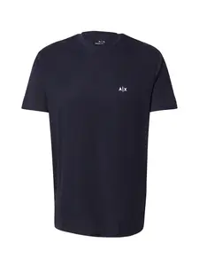 ARMANI EXCHANGE Tričko  námornícka modrá / biela
