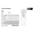 Tričko BONO, 2XL, šedá, STALCO