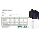 Blůza pánská IGOR, 3XL, černá, STALCO