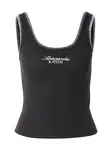 Abercrombie & Fitch Top  čierna / biela