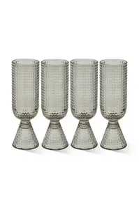 POLSPOTTEN  Sada sklenic na víno Pols Potten rooftop 390 ml 4-pack