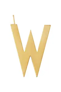 Strieborný pozlátený prívesok Design Letters