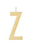 Strieborný pozlátený prívesok Design Letters