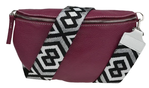 NovaKabelka.cz Reni Grande Bordo s přídavným popruhem IV