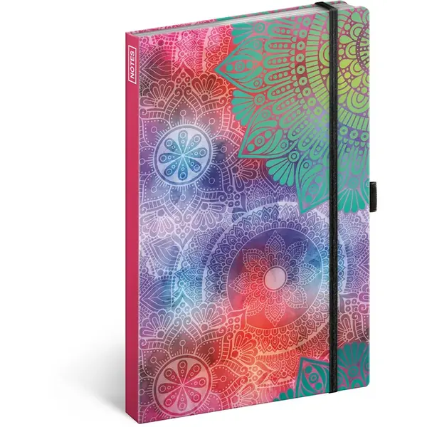 NOTIQUE Notes Mandala, linkovaný 13 × 21 cm