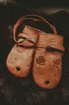 Donsje Dětské kožené rukavice Donsje Kapi Classic Mittens Bear