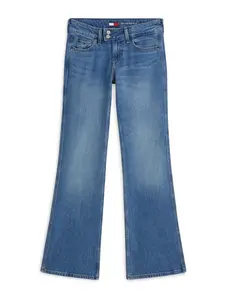 Tommy Jeans Džínsy 'Faded Low Rise Bootcut'  modrá denim