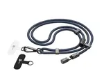 ERPOWER Snake Lanyard Datablocker kabel USB-C - USB-C, 240W 1,5m, modrý