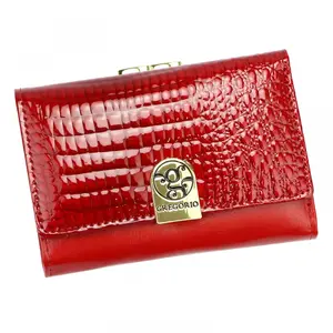 Dámská kožená peněženka červená - Gregorio Marry