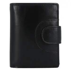 Elegantní kožená peněženka černá matná - Tomas Pilia