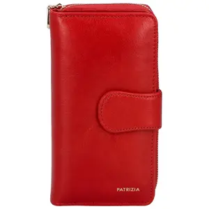 Dámská kožená peněženka červená - Patrizia Tora