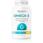 Allnature Basis+ Omega 3 kapsuly pre normálnu činnosť srdca a mozgu 180 cps