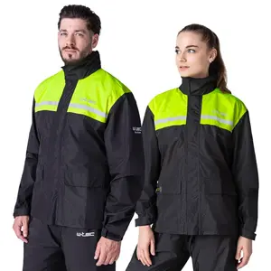 Moto pláštěnka W-TEC Rinstop černá-fluo L